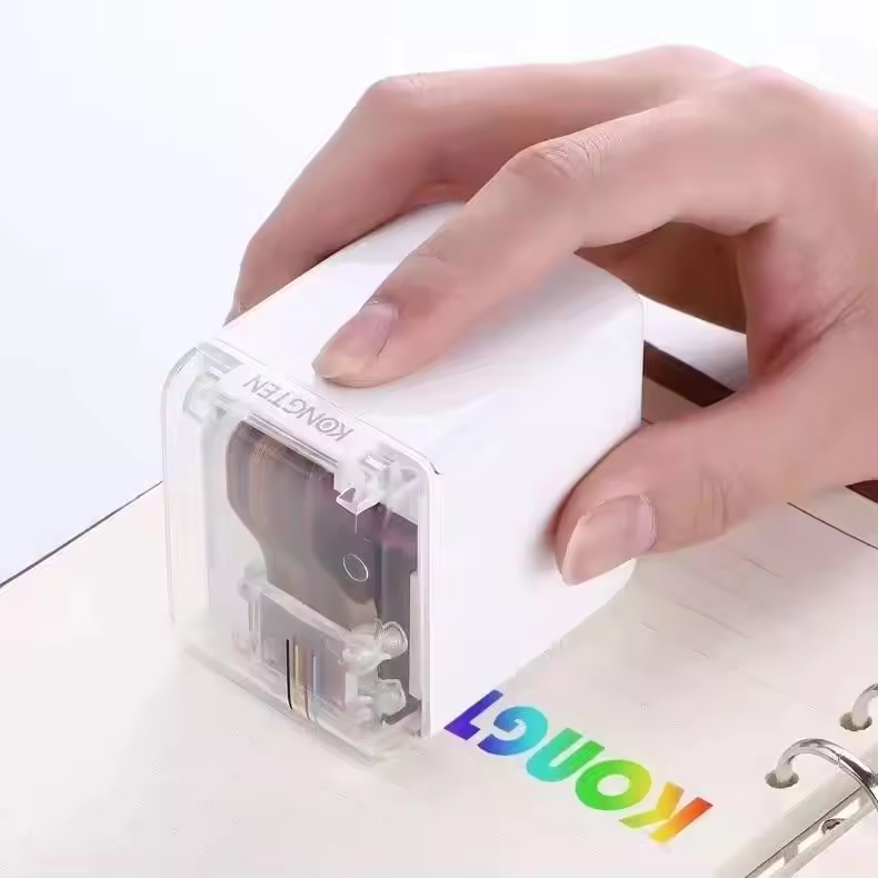 portable 3D printer for skin-friendly tattoos and multicolor printing on paper fabric and skin
